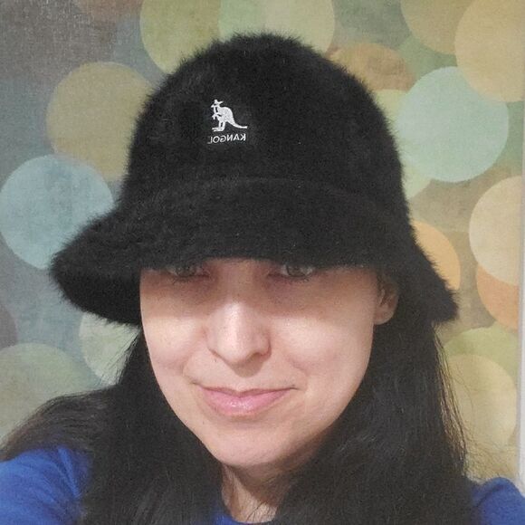 Kangol Blue Furgora Casual Bucket Hat in Black - Picture 8 of 8